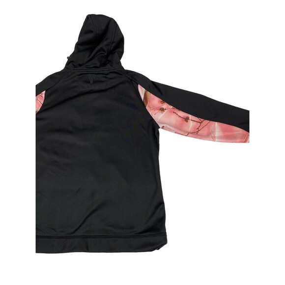 Oaktree Huntworth Women's XL Long-Sleeve Pink Camo 1/4 Zip Pullover Hoodie - Picture 10 of 14